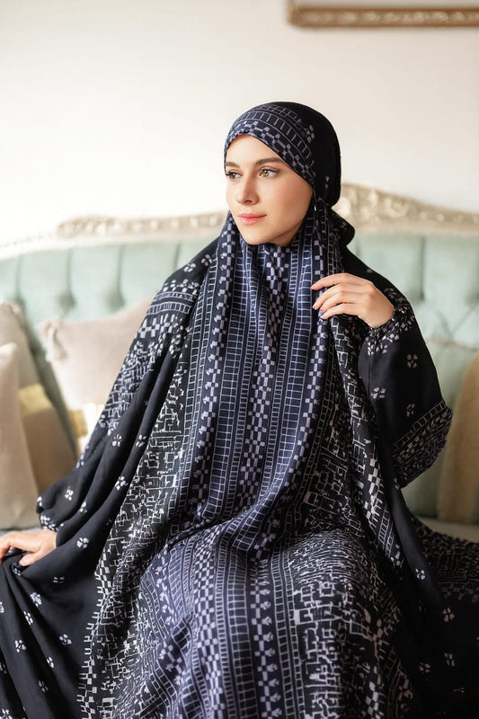 إسدال قطن ريّون تركي – نقشات متنوعة