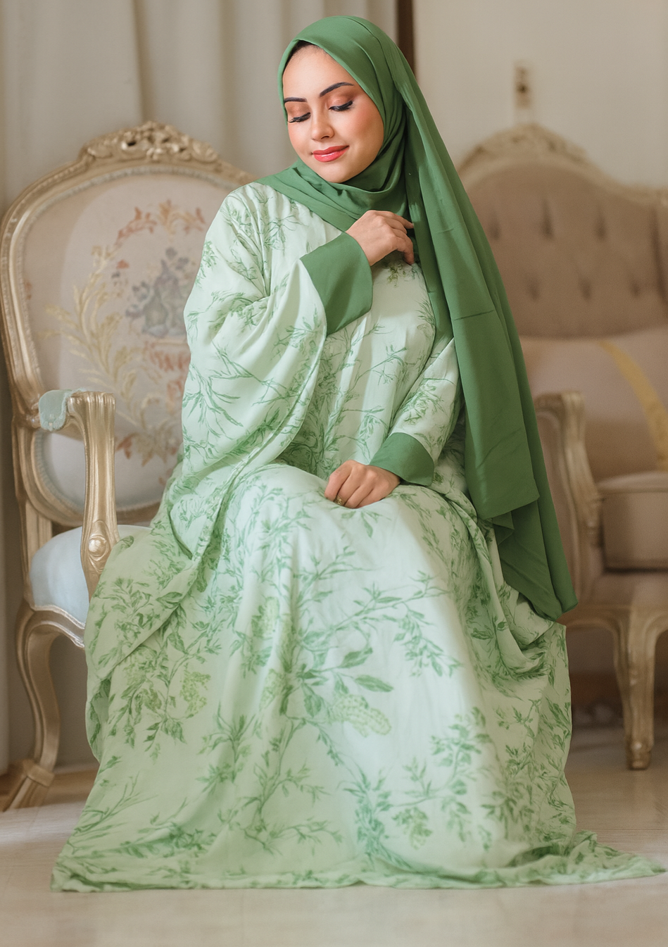 إسدال قطن فيسكوز فرى سايز